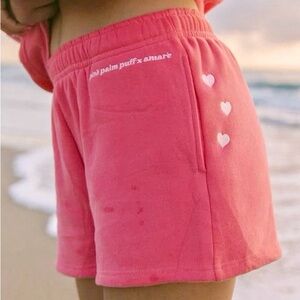 Pink Palm Puff x Amare’ - Limited Edition Pink Palm Puff Shorts! Brand new!